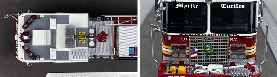 FDNY KME Engine 286 1:50 scale model close up pictures 13-14