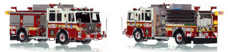 FDNY Engine 286 in Queens is a museum grade 1:50 scale model