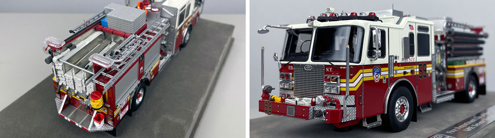 FDNY KME Engine 59 1:50 scale model close up pictures 3-4