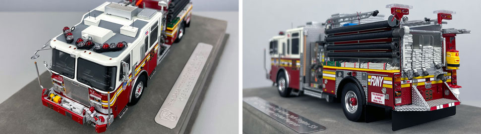 FDNY KME Engine 59 1:50 scale model close up pictures 7-8