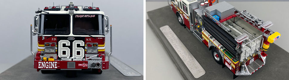 FDNY KME Engine 66 1:50 scale model close up pictures 1-2