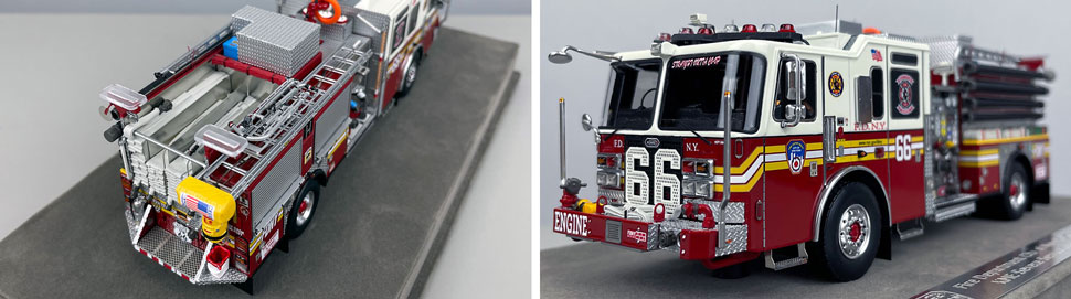 FDNY KME Engine 66 1:50 scale model close up pictures 3-4