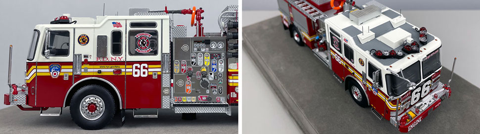 FDNY KME Engine 66 1:50 scale model close up pictures 5-6
