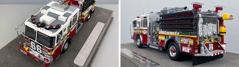 FDNY KME Engine 66 1:50 scale model close up pictures 7-8