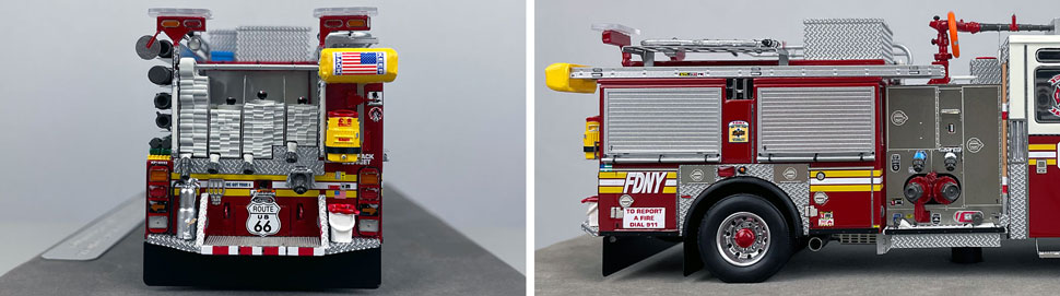 FDNY KME Engine 66 1:50 scale model close up pictures 9-10
