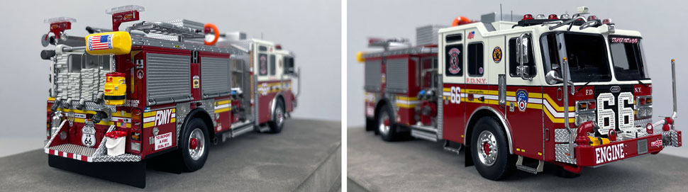 FDNY KME Engine 66 1:50 scale model close up pictures 11-12