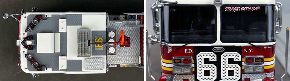 FDNY KME Engine 66 1:50 scale model close up pictures 13-14