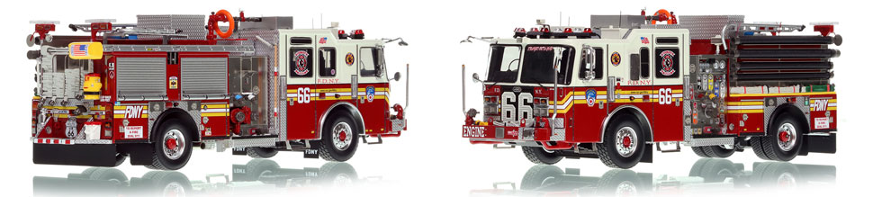 FDNY Bronx Engine 66 is a museum grade 1:50 scale model