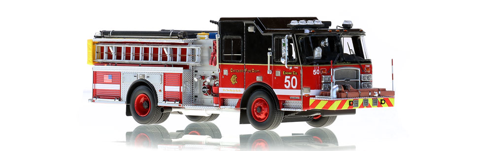 Chicago Engine 50 scale model