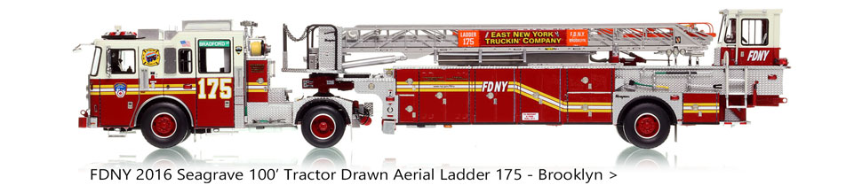 FDNY's 2016 Seagrave 100' TDA for Brooklyn's Ladder 175