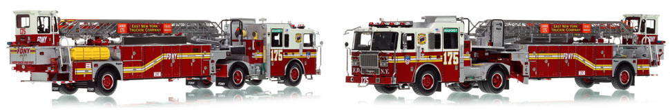 The first museum grade scale model of Brooklyn's FDNY Ladder 175