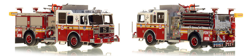 Manhattan's FDNY Engine 15 is a museum grade scale model