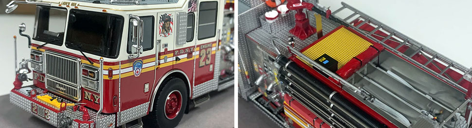 FDNY Seagrave Engine 23 close up pictures 9-10