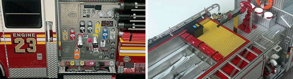 FDNY Seagrave Engine 23 close up pictures 3-4