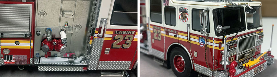 FDNY Seagrave Engine 23 close up pictures 7-8