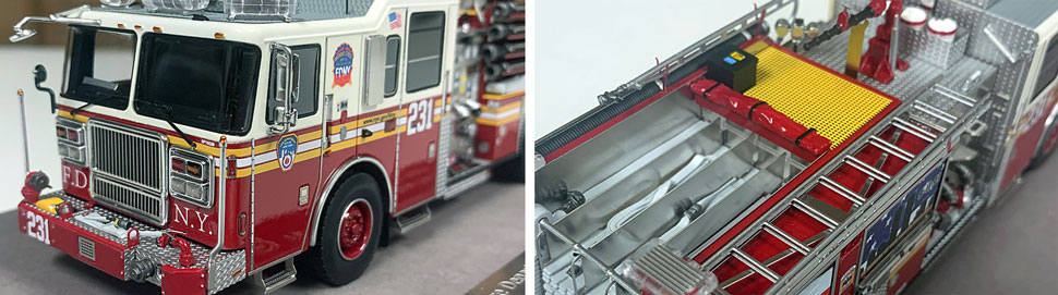 FDNY Seagrave Engine 231 close up pictures 7-8