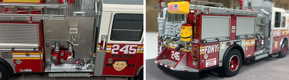 FDNY Seagrave Engine 245 close up pictures 11-12
