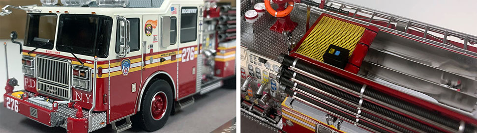 FDNY Seagrave Engine 276 close up pictures 7-8