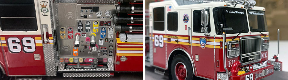 FDNY Seagrave Engine 69 close up pictures 11-12
