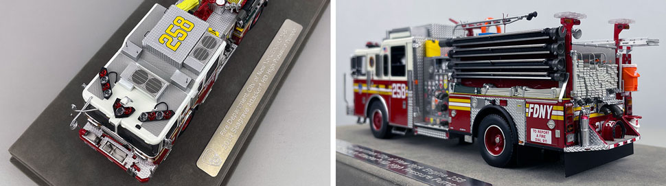 FDNY Seagrave Engine 258 1:50 scale model close up pictures 7-8