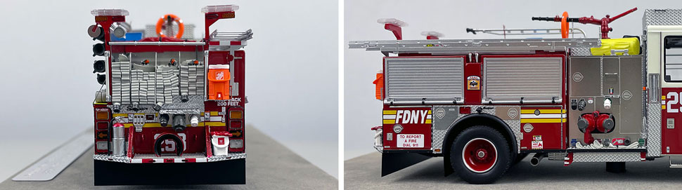 FDNY Seagrave Engine 258 1:50 scale model close up pictures 9-10