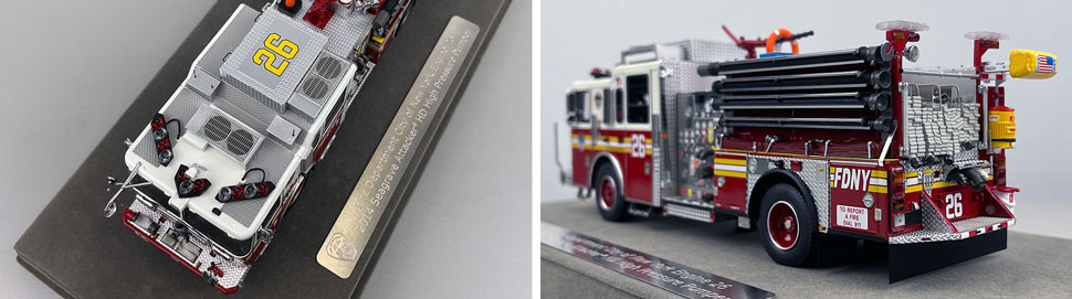FDNY Seagrave Engine 26 1:50 scale model close up pictures 7-8