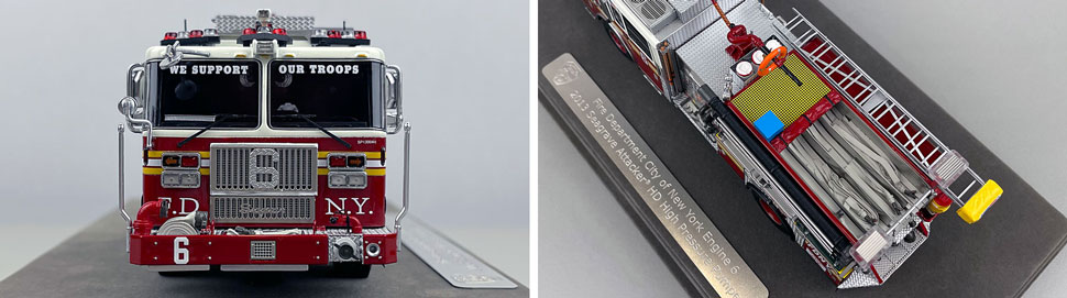 FDNY Seagrave Engine 6 1:50 scale model close up pictures 1-2