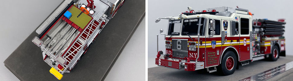 FDNY Seagrave Engine 6 1:50 scale model close up pictures 3-4