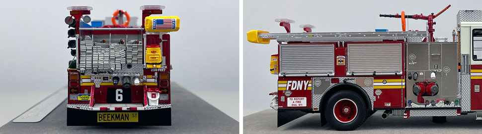 FDNY Seagrave Engine 6 1:50 scale model close up pictures 9-10