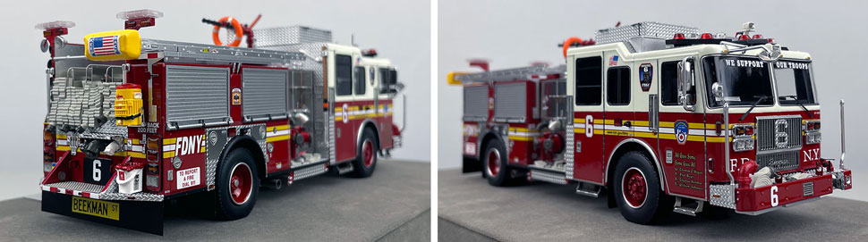 FDNY Seagrave Engine 6 1:50 scale model close up pictures 11-12
