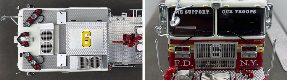FDNY Seagrave Engine 6 1:50 scale model close up pictures 13-14