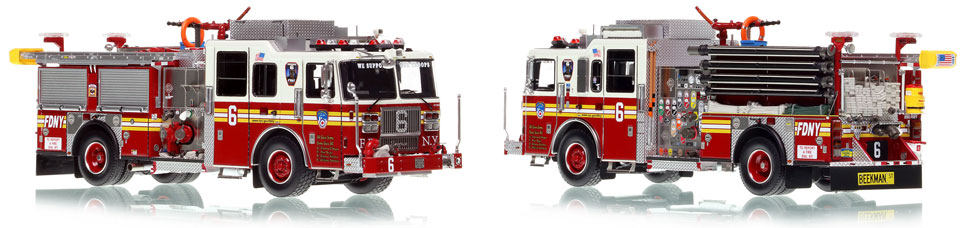 FDNY Engine 6 is a museum grade 1:50 scale model
