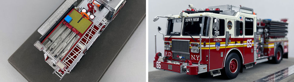 FDNY Seagrave Engine 65 1:50 scale model close up pictures 3-4