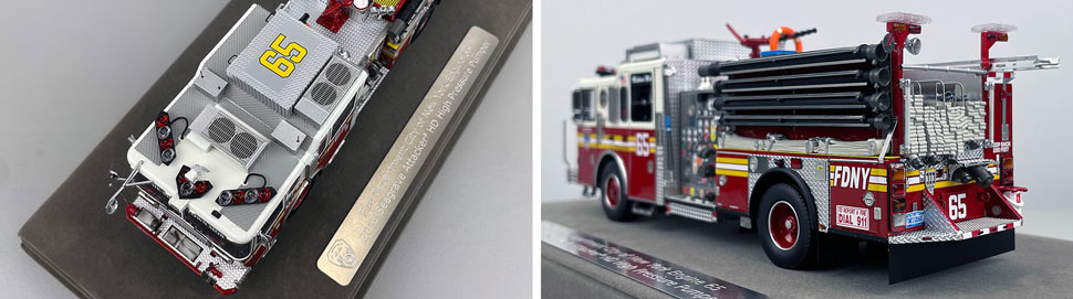 FDNY Seagrave Engine 65 1:50 scale model close up pictures 7-8