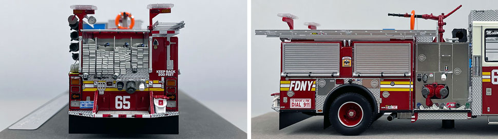 FDNY Seagrave Engine 65 1:50 scale model close up pictures 9-10