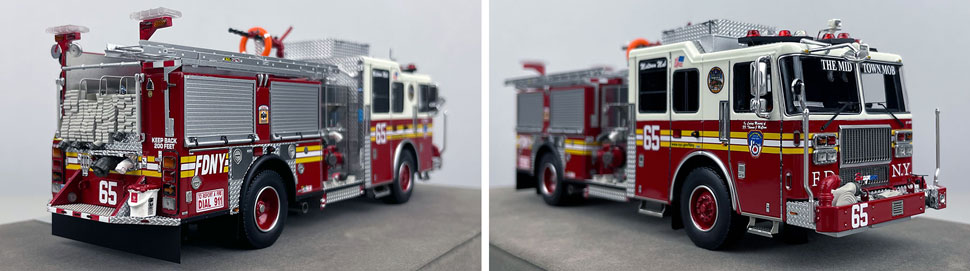 FDNY Seagrave Engine 65 1:50 scale model close up pictures 11-12