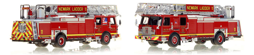 Newark Fire Department Ladder 11 is hand-crafted from over 600 parts