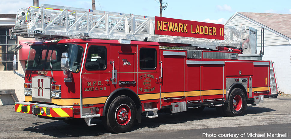 Newark Fire Department Ladder 11 courtesy of Michael Martinelli