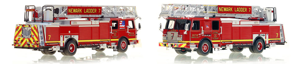 Newark Fire Department Ladder 7 includes a fully custom case.