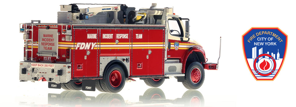 FDNY's Marine Incident Response on Freightliner M2 chassis scale model