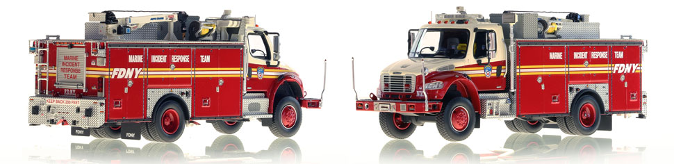 FDNY MIRT scale model is an authentic museum grade replica