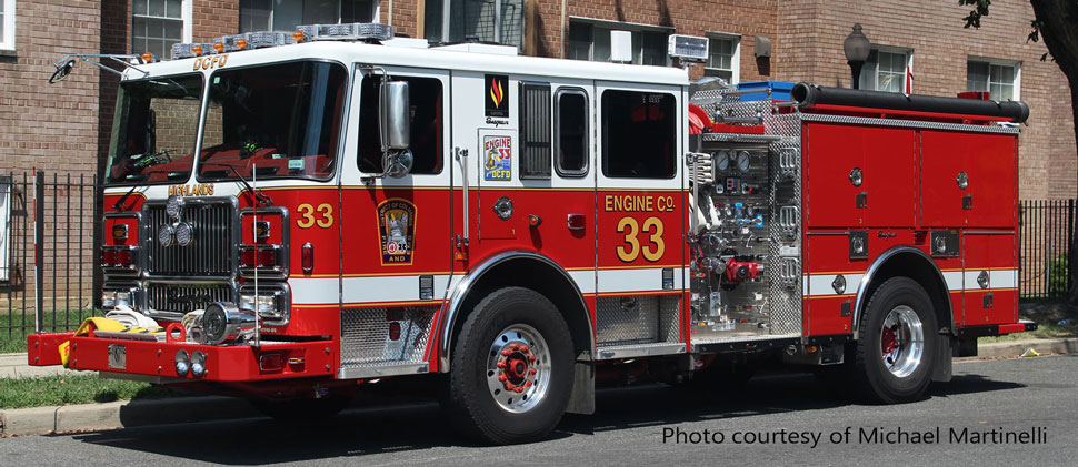 DC Fire & EMS Engine 33 courtesy of Michael Martinelli