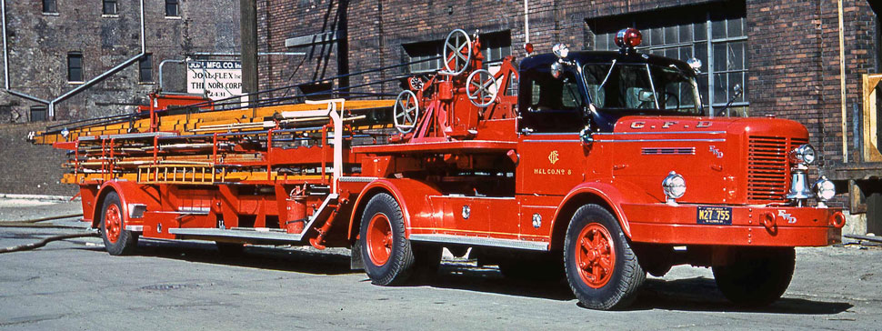 Chicago H&L 8 - 1954 FWD 85' Tractor-Drawn Aerial 