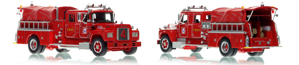 FDNY's 1969 Mack R Salvage 4 is now available as a museum grade replica