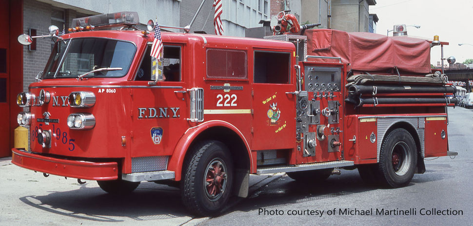 FDNY 1980 American LaFrance Engine 222 courtesy of Michael Martinelli Collection