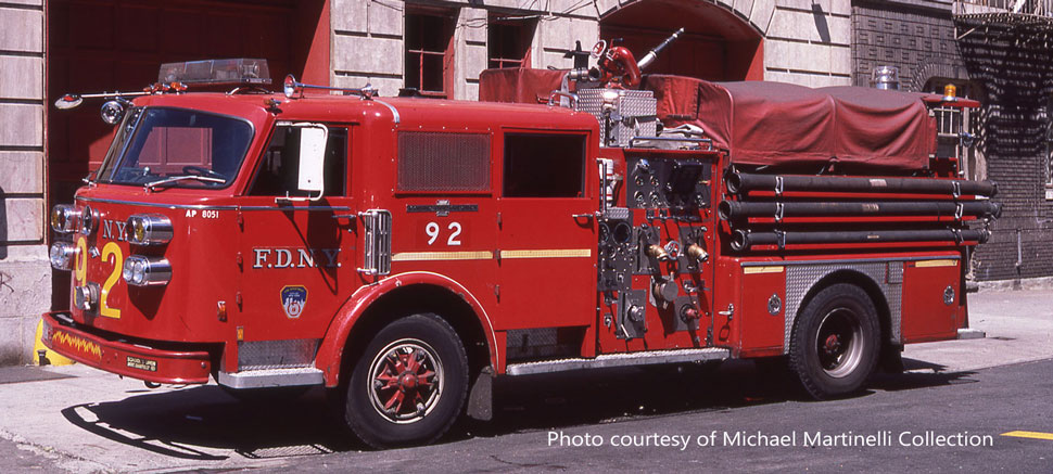 FDNY 1980 American LaFrance Engine 92 courtesy of Michael Martinelli Collection