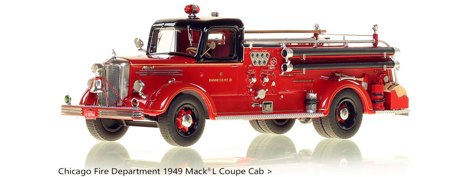 Chicago Fire Department Mack L Coupe Cab Engine 28