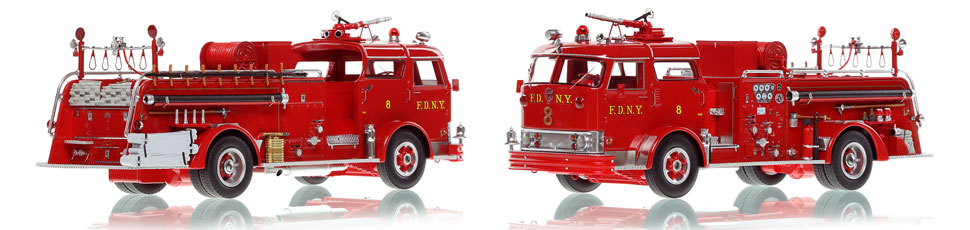 The first museum grade scale model of Manhattan's 1958 Mack C Engine 8