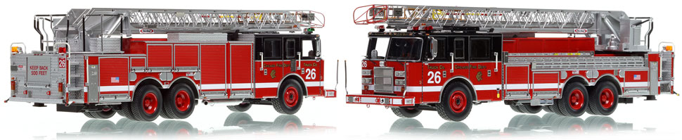 Chicago's 2002 Truck 26 is hand-crafted and intricately detailed.