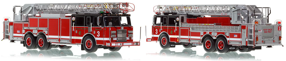 Chicago's 2002 Truck 3 is hand-crafted and intricately detailed.